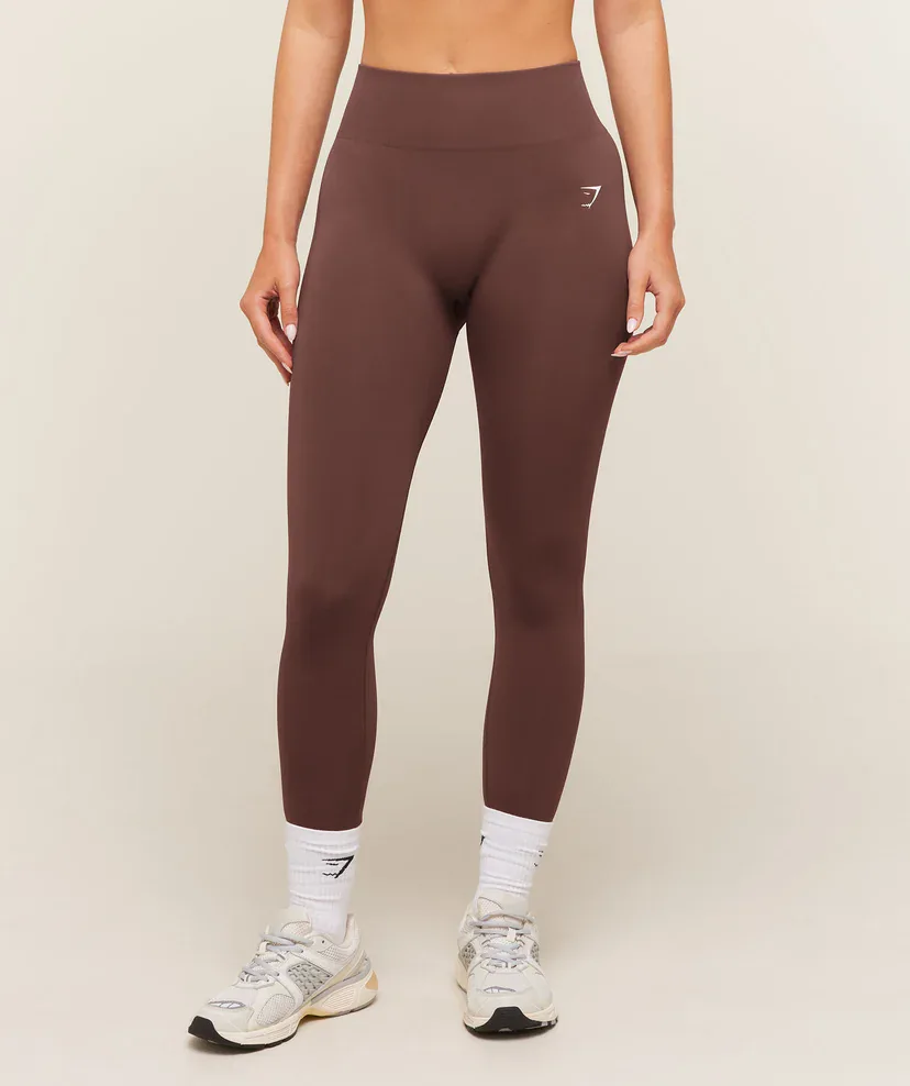 Everyday Seamless Leggings in Espresso Brown