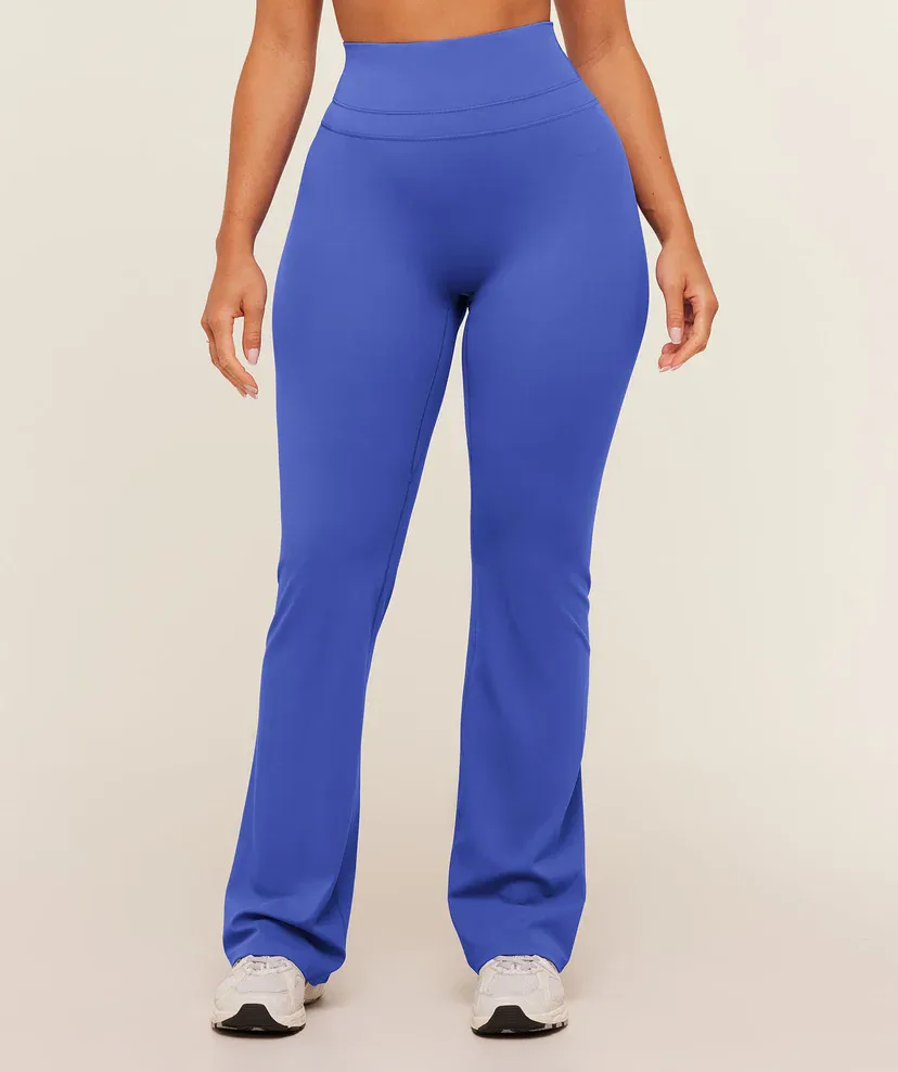 Signature Flare Legging in Force Blue